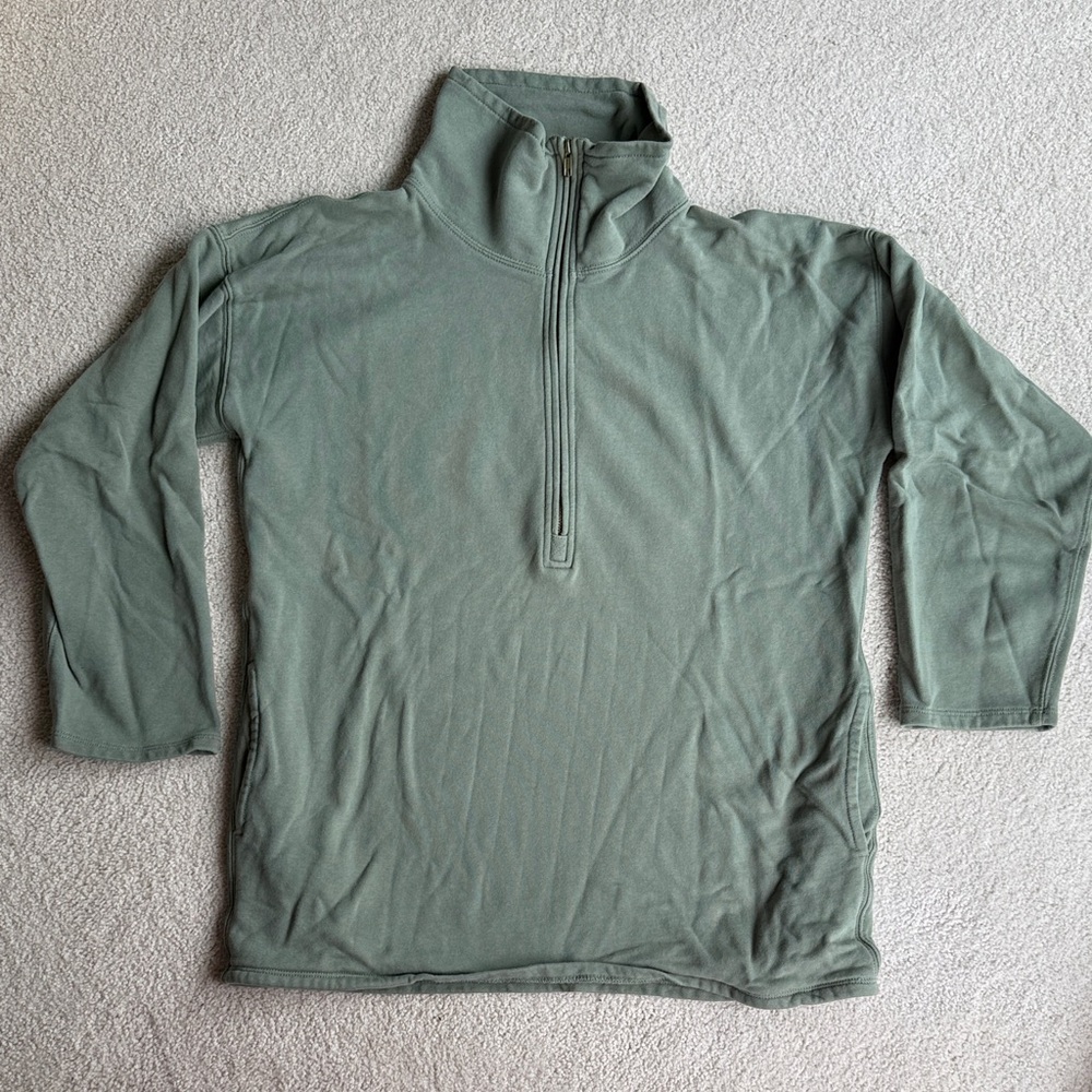 J. Crew Sage Green Zip-Up Jacket